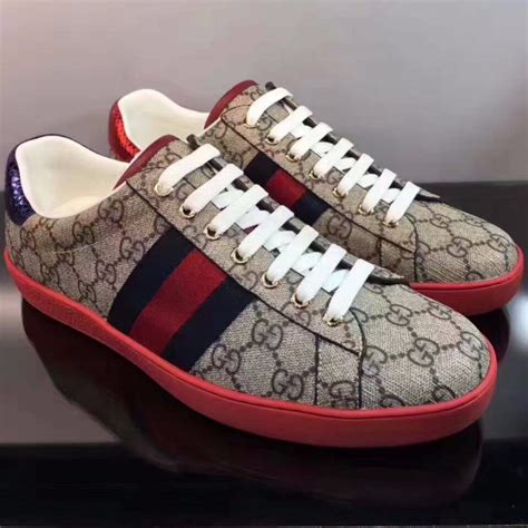 gucci ace shoes mens|gucci ace sneakers men discounted.